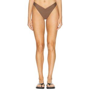 lovewave The Stassi Bikini Bottoms in Dark Brown Small New Womens Swimsuit